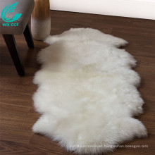 WXCCF sheepskin wool fluffy shag area rug